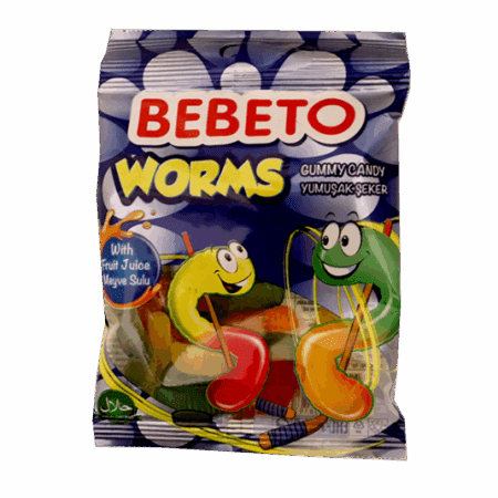 Bebeto worms 80g