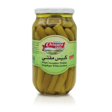 chtoura  pickles wild cucumbers 1900g