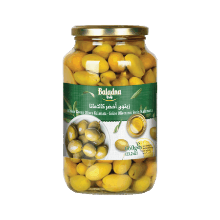 baladna green olives salkini 660g