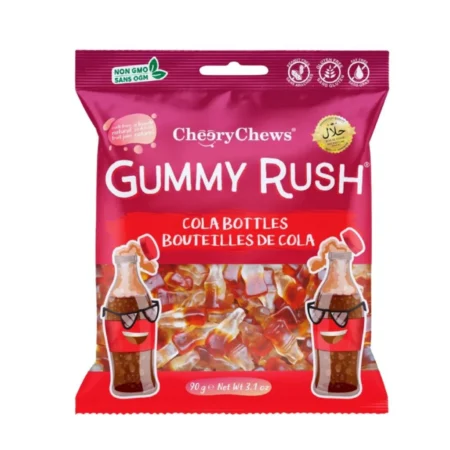 Gummy rush  cola bottels 80g