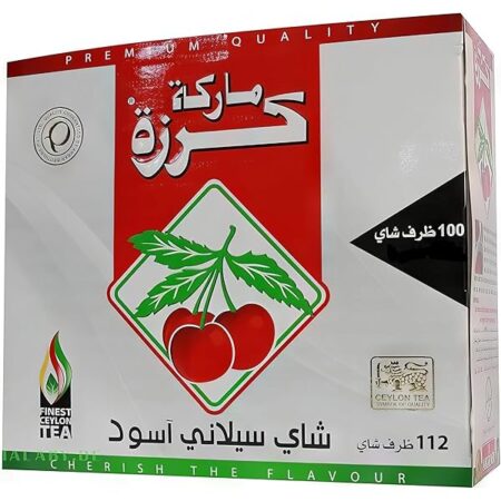 شاي أسود الكرزة سيلان 100 كيس شاي