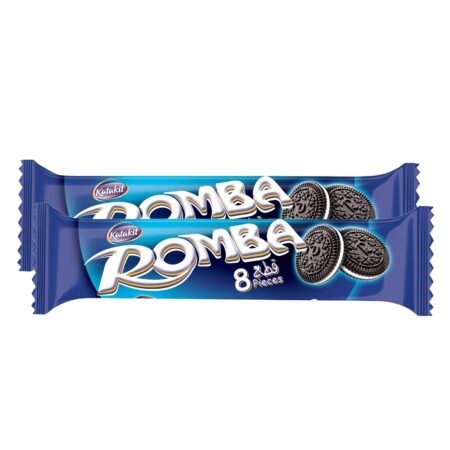 Romba cocoa biscuits with cream filling  8pcs