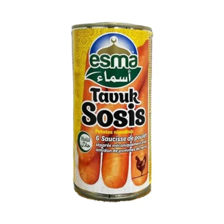 esma sigir etli tavuk sosis 550g 6pcs
