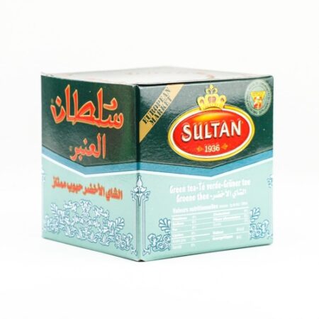 شاي سلطان العنبر الأخضر الحبيبي 200غ