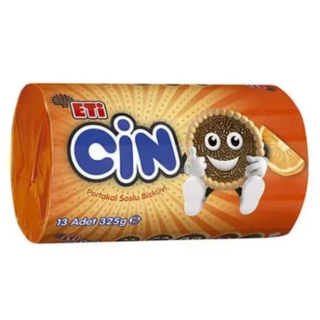 Eti cin orange jelly biscuit (325g x 13pcs)