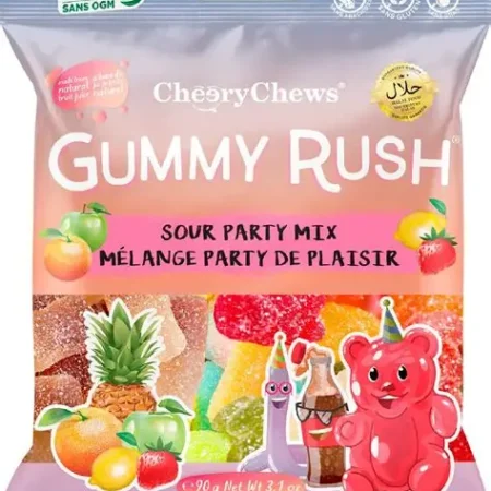 Gummy rush sour party mix 80g