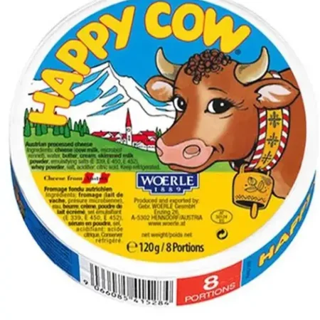 Happy cow Austrian cheese 120g/ 8 pc