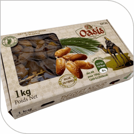 oasis deglet nour dattes d algerie 1kg