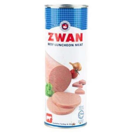 zwan lucheon meat with beef taste 850g