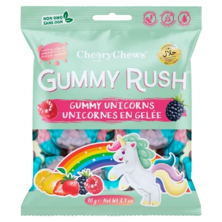 Gummy rush gummy unicorns 80g