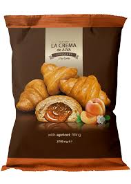 La Crema De Alva Croissant Apricot Flavor Filling 210g