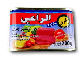 al raii lucnheon meat with beef taste 200g