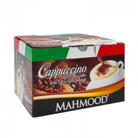mahmood cappuccino rich foam coffee with extra cocoa granula (25g x 20pcs)