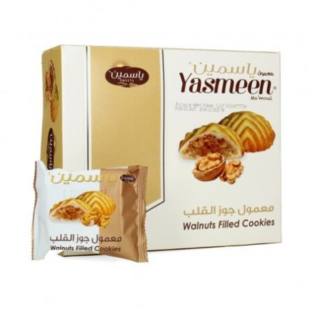 ياسمين كوكيز محشو بالجوز (25غ × 12 قطعة)